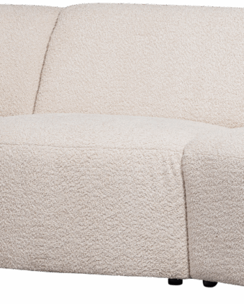 Creme Personers Sofa Woood Coco Boucl Polyester - Woood Sofa  - 8714713198917