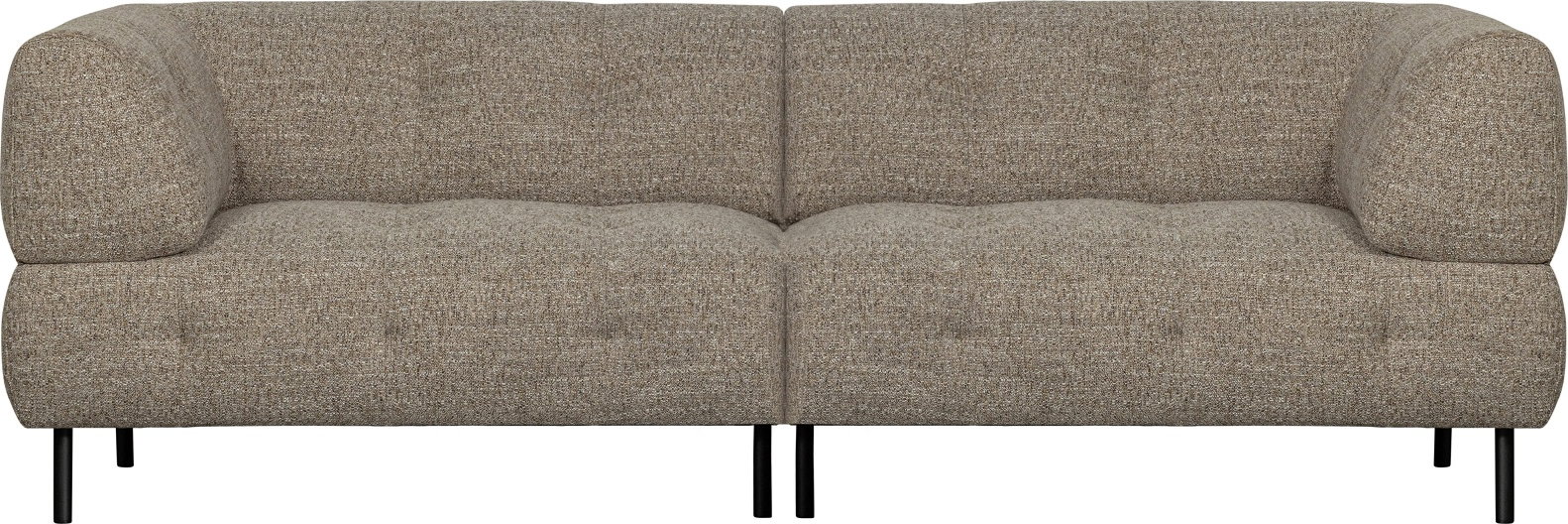 Brun Personers Sofa Woood Lloyd Groft Vævet Polyester 245x90 - Woood Sofa - 8714713183739