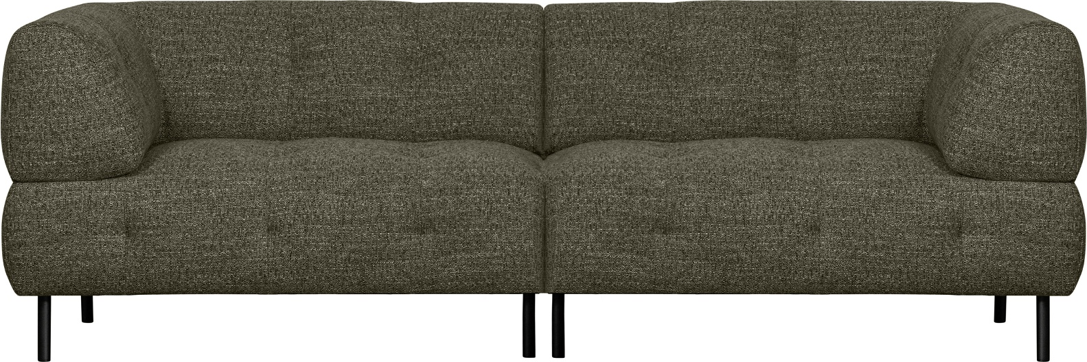 Grøn Personers Sofa Woood Lloyd H75 B245 D90 Robust Polyester Stilfuld Komfort - Woood Sofa - 8714713183821
