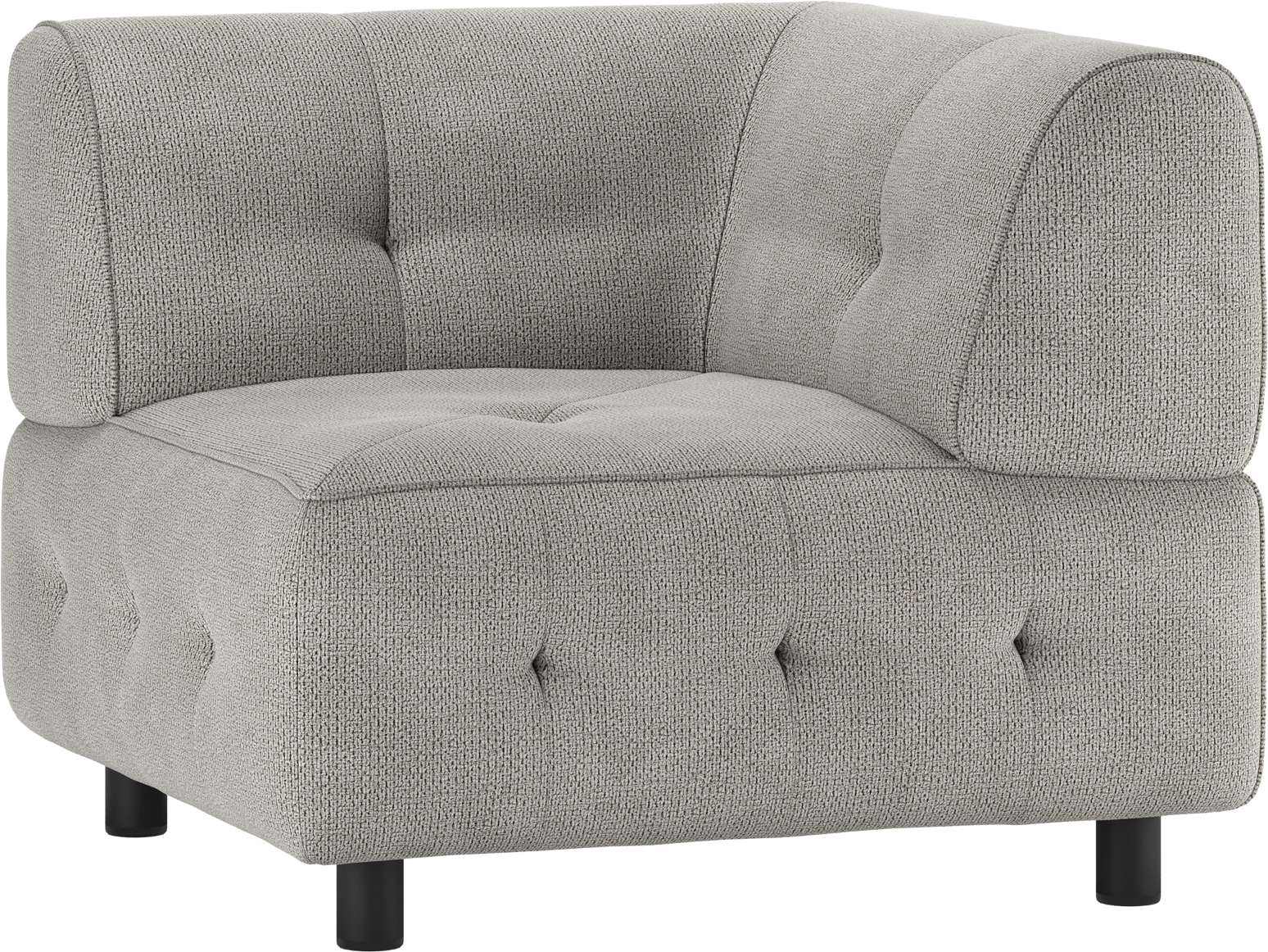 Grøn Modulære Sofa Hjørneelement Woood Louis Lyse Chenille - Woood Sofa - 8714713194810