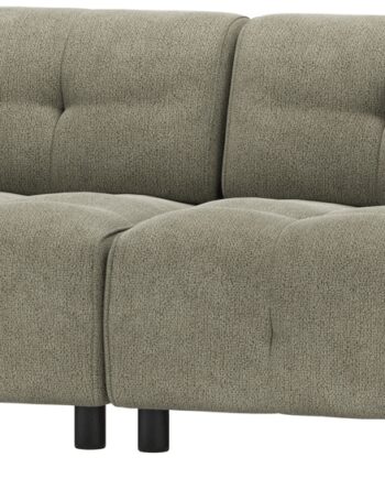 Grøn Personers Sofa Woood Louis Modulopbygget Polyester Chenille 244x90x73 - Woood Sofa  - 8714713205455