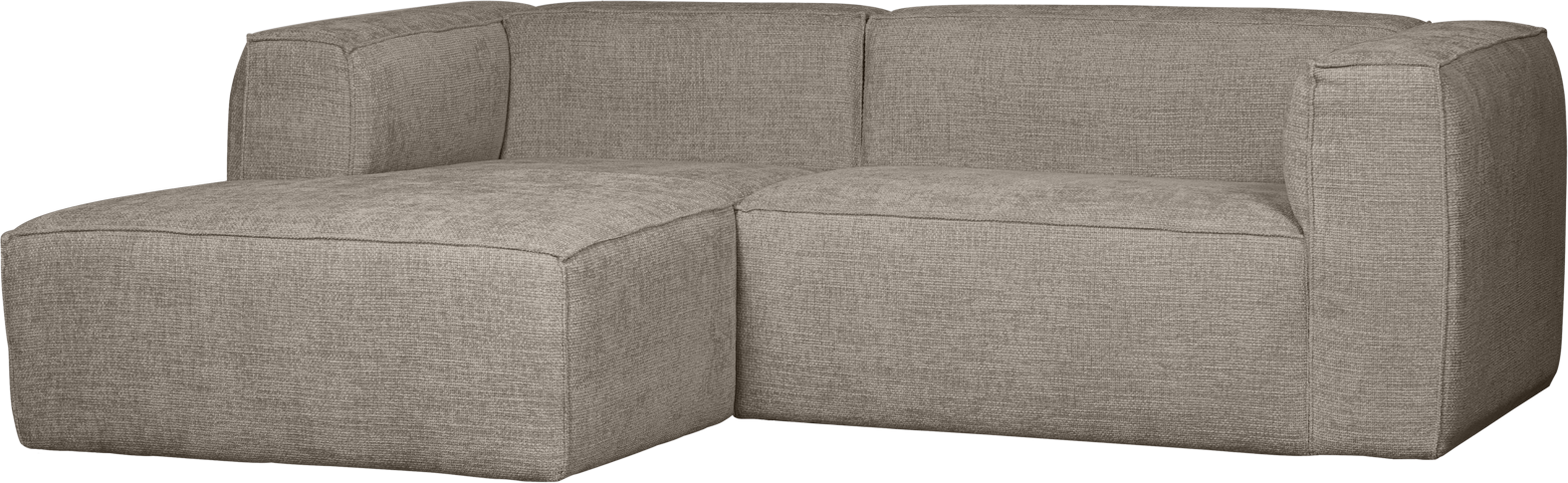 Travertin Chaiselong Sofa Woood Bean Venstrevendt Polyester 254x178 - Woood Sofa - 8714713200238