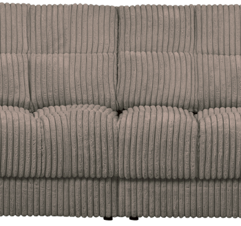 Mudder Personers Sofa Woood Second Date Farvet Fløjl L406x99x78 - Woood Sofa  - 8714713207985