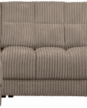 Mudder Chaiselong Sofa Venstrevendt Woood Second Date Fløjlsloungesofa H78xb316xd162 - Woood Sofa  - 8714713208142