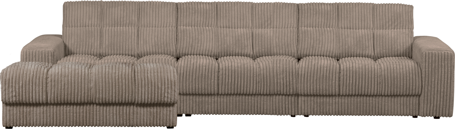 Mudder Chaiselong Sofa Venstrevendt Woood Second Date Fløjlsloungesofa H78xb316xd162 - Woood Sofa - 8714713208142