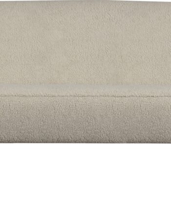 Hvid Personers Sofa Woood Sara Off White Teddystof 110x72x73 - Woood Sofa  - 8714713143320