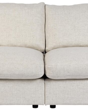 Sølv Personers Sofa Couch Zuiver Sense Gråt Stof 266113 Slidstærkt Betræk & Siddekomfort - Zuiver Sofa  - 8718548058415