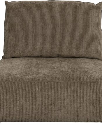 Gråbrun Personers Sofa Zuiver Element Hunter Ribbet Stof H87xb99xl100 - Zuiver Sofa  - 8718548068513