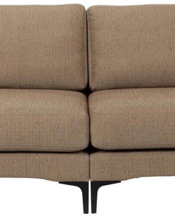 Brungrå Personers Sofa Zuiver Balcony Stof Slidstærk Polyakryl Polyester Med Skum B256d99h85 - Zuiver Sofa  - 8718548068742