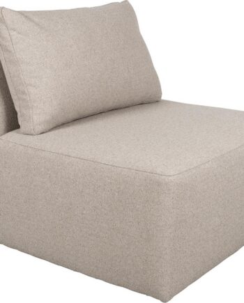 Cappuccino Personers Sofa Zuiver Element Prosper Stenlysgrå Polstret Polyester - Zuiver Sofa  - 8718548088993