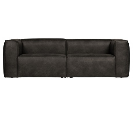 Sort Bean Personers Sofa Læder 246 Vintage - Woood Sofa