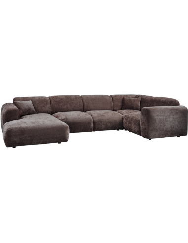 Cloud Højrevendt Sofa Chenille 345 198 Varm Brun - Bepurehome Sofa