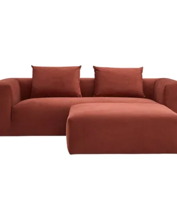Sienna Sofa Personers Sofa Rust Stof - Nordly Sofa