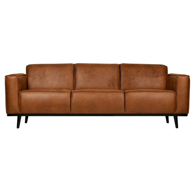 Cognac Statement Pers Sofa 230 Økolæder - Bepurehome Sofa - 8714713114757