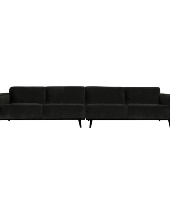Grå Statement Pers Sofa 372 Flat Rib Graphite - Bepurehome Sofa  - 8714713139927