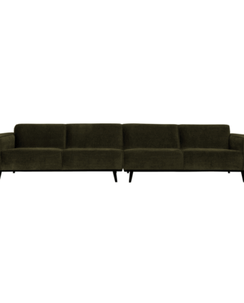 Grøn Statement Pers Sofa 372 Flat Rib Warm Green - Bepurehome Sofa  - 8714713139804
