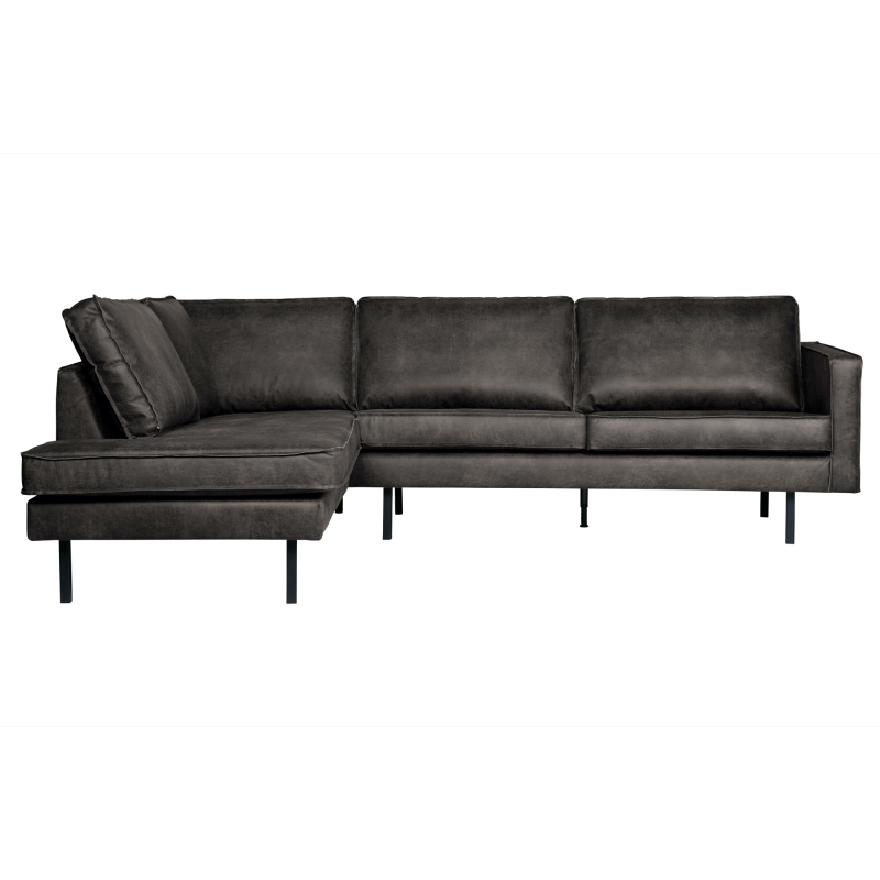 Sort Rodeo Hjørnesofa Venstrevendt Black - Bepurehome Sofa - 8714713091119
