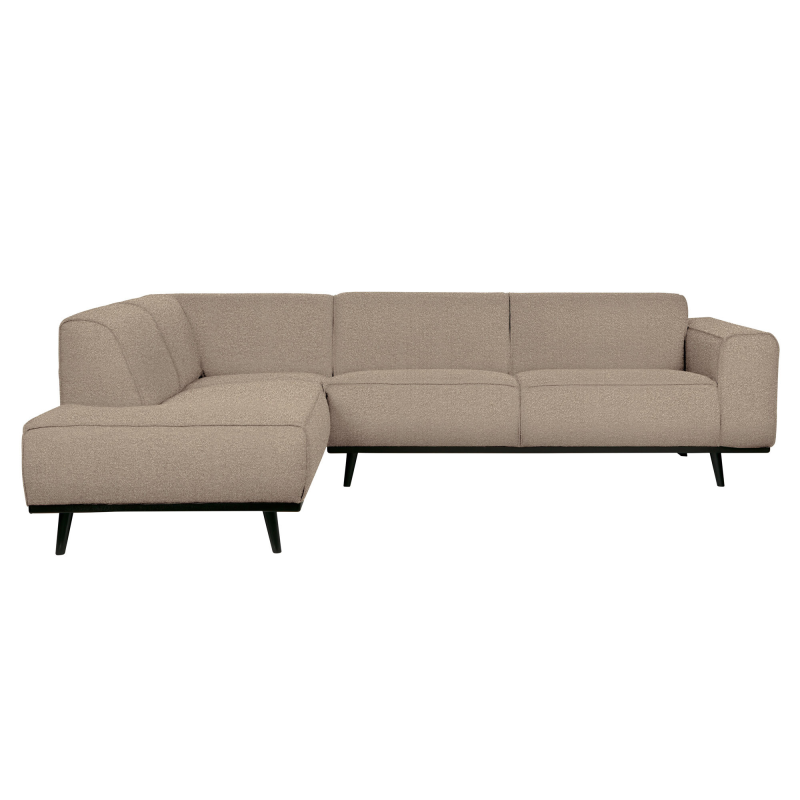 Beige Statement Hjørnesofa Venstrevendt Boucle - Bepurehome Sofa - 8714713117949
