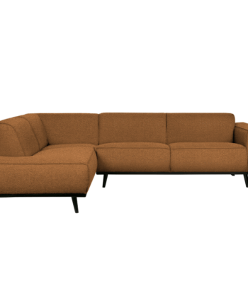 Brun Statement Hjørnesofa Højrevendt Boucle Butter - Bepurehome Sofa  - 8714713118755