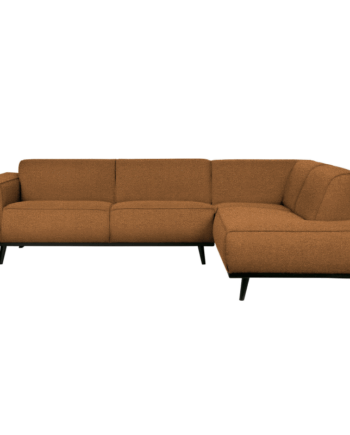 Brun Statement Hjørnesofa Højrevendt Boucle Butter - Bepurehome Sofa  - 8714713118755