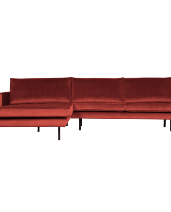 Blå Rodeo Chaiselong Højrevendt Velour Blue - Bepurehome Sofa  - 8714713104611