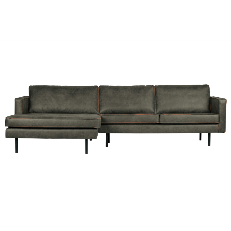 Grøn Rodeo Chaiselong Venstrevendt Army - Bepurehome Sofa - 8714713083107