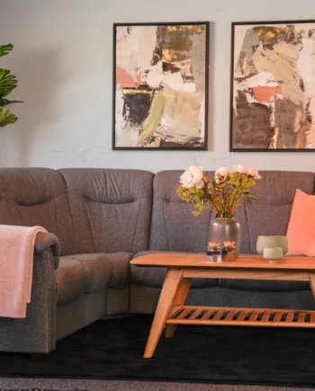 Holstebro Sofa Højrygget Grå Hjørnesofa - Comfort Living Sofa