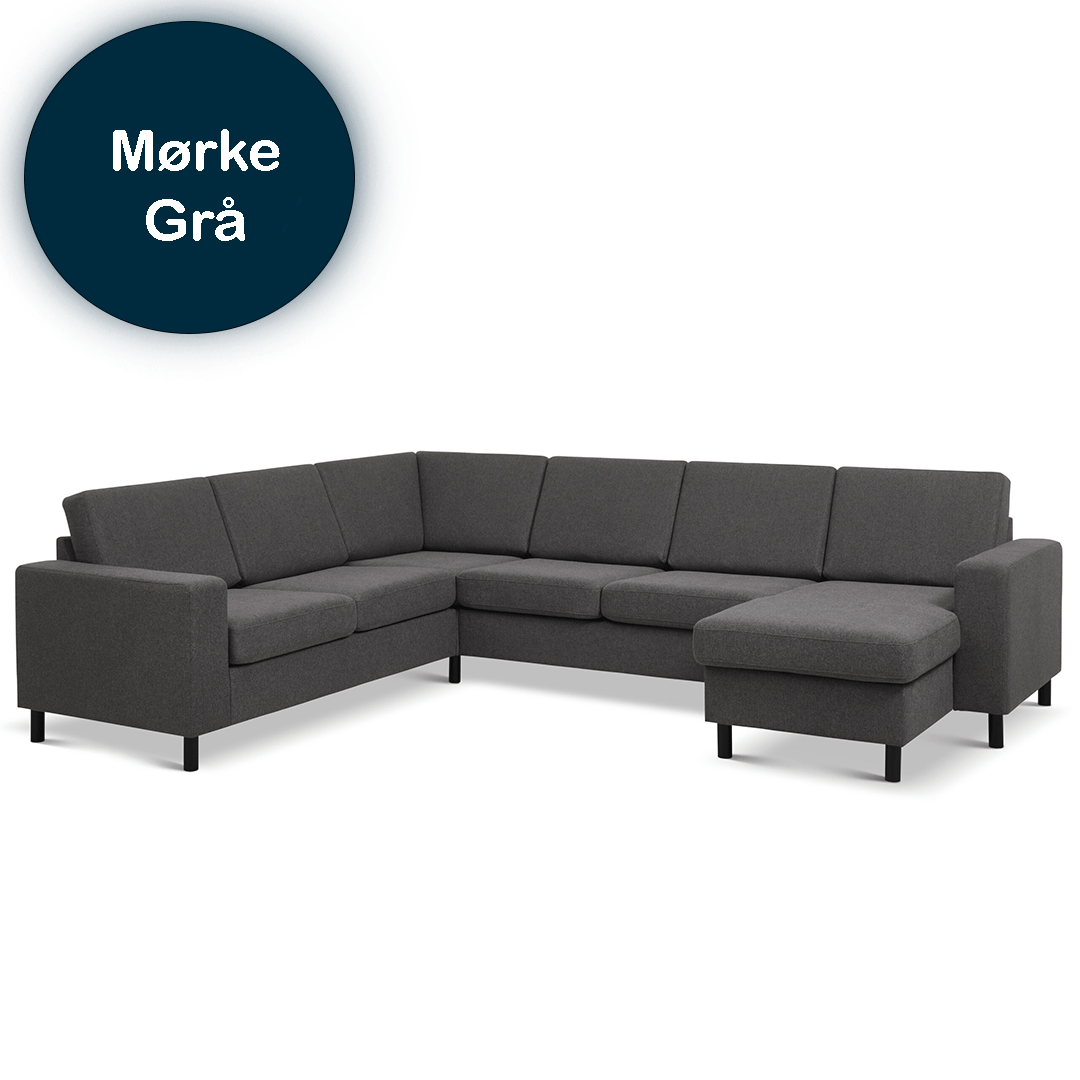 Pan Sofa Vendbar Opstilling Mørkegrå - Lexpo Sofa
