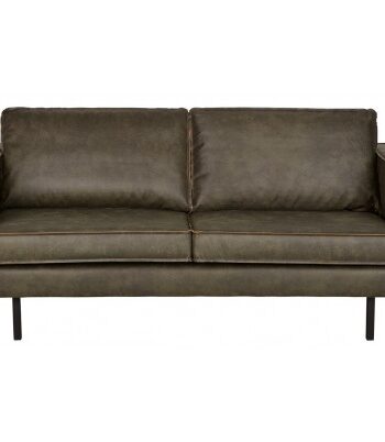 Grøn Rodeo Personers Sofa Læder B190 Vintage Army - Bepurehome Sofa