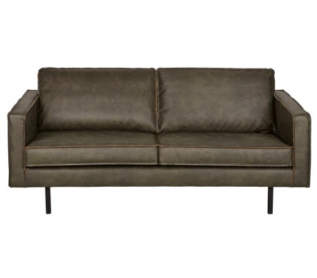 Grøn Rodeo Personers Sofa Læder B190 Vintage Army - Bepurehome Sofa