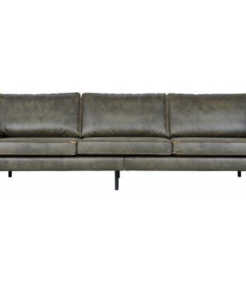 Grøn Rodeo Personers Sofa Læder B277 Vintage Army - Bepurehome Sofa