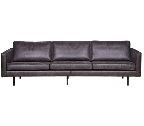 Sort Rodeo Personers Sofa Læder B277 Vintage - Bepurehome Sofa