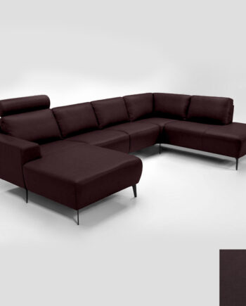 Hjort Knudsen Napoli Sofa Semianilin Læder Semianalin 373 Oxe - Hjort Knudsen Sofa