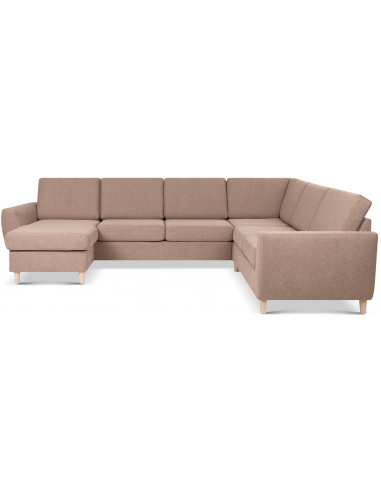 Wendy Sofa Polyester B295 D230 Natur Lysebrun - Sofa